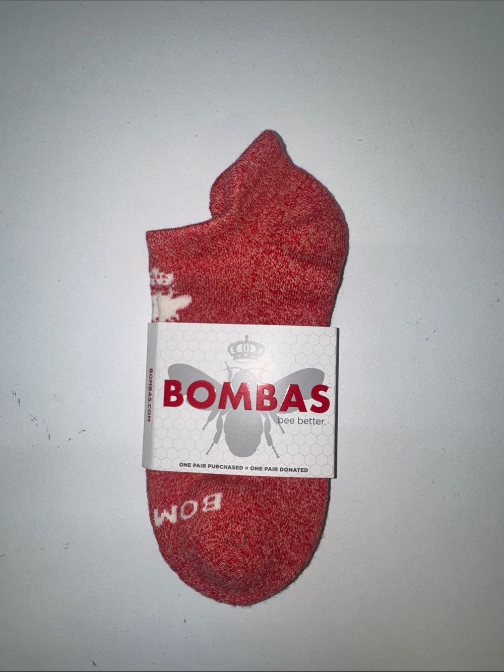 Bombas Women's Low-Cut Socks Heather Red